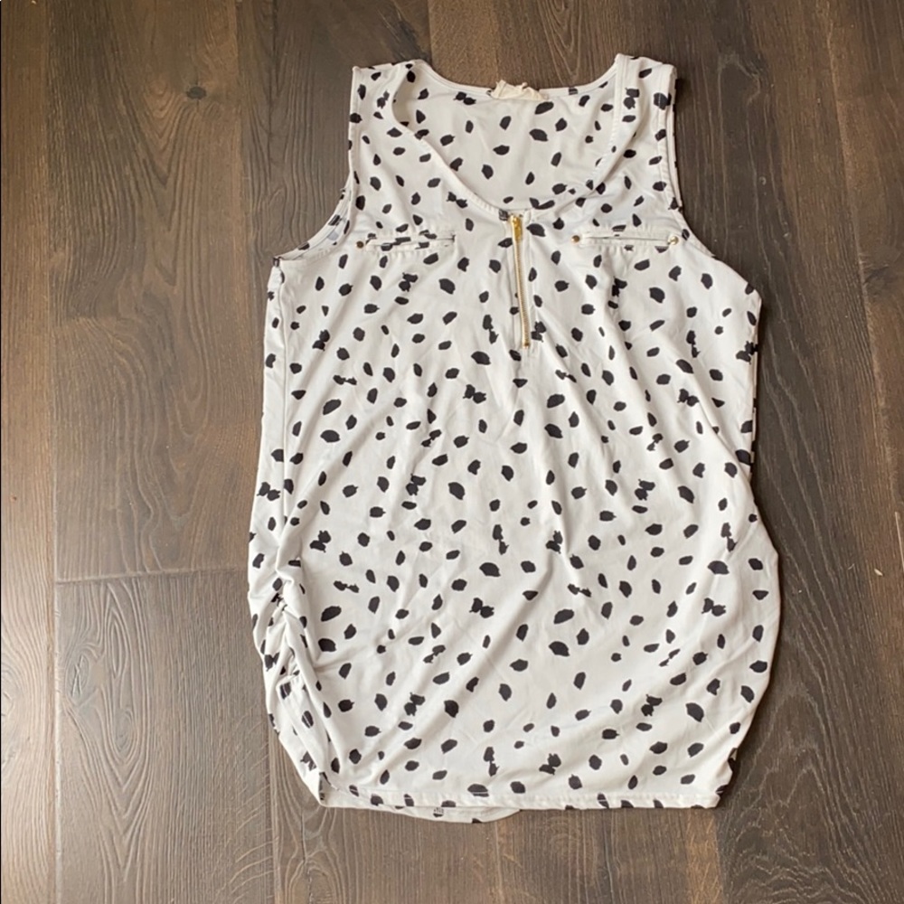 Dalmatian Print MATERNITY tank